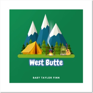 West Butte Posters and Art